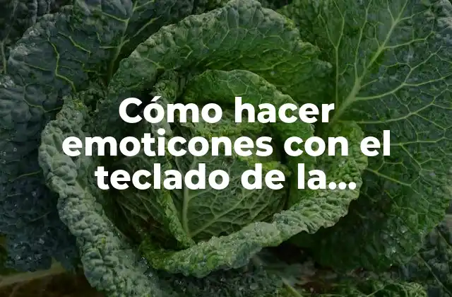 Cómo hacer emoticones con el teclado de la computadora