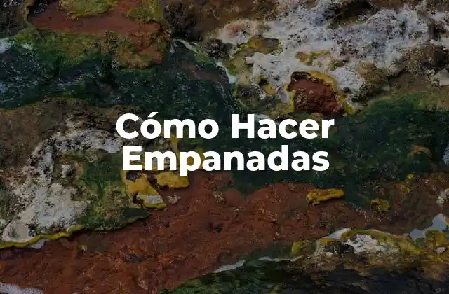 Cómo Hacer Empanadas 2 Cómo Hacer Empanadas