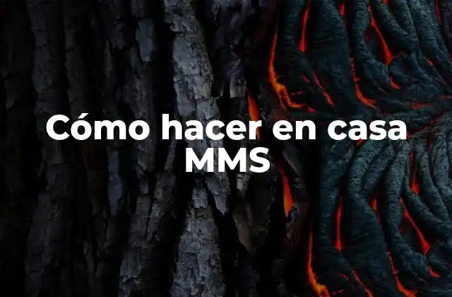 Cómo Hacer en Casa Mms