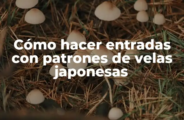 Cómo Hacer Entradas con Patrones de Velas Japonesas