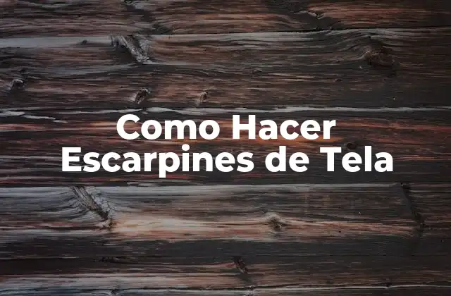 Como Hacer Escarpines de Tela