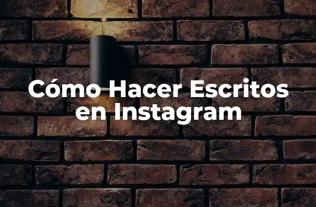 Cómo Hacer Escritos en Instagram 2 Cómo Hacer Escritos en Instagram