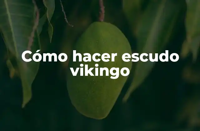 Cómo Hacer Escudo Vikingo