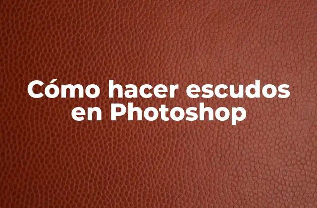Cómo hacer escudos en Photoshop