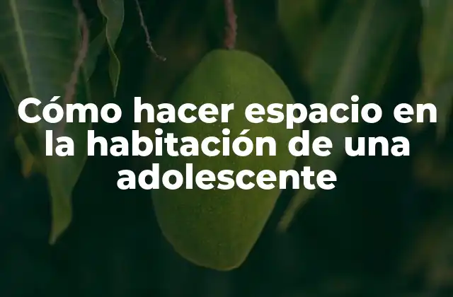 Cómo Hacer Espacio en la Habitación de una Adolescente 2 Cómo hacer espacio en la habitación de una adolescente