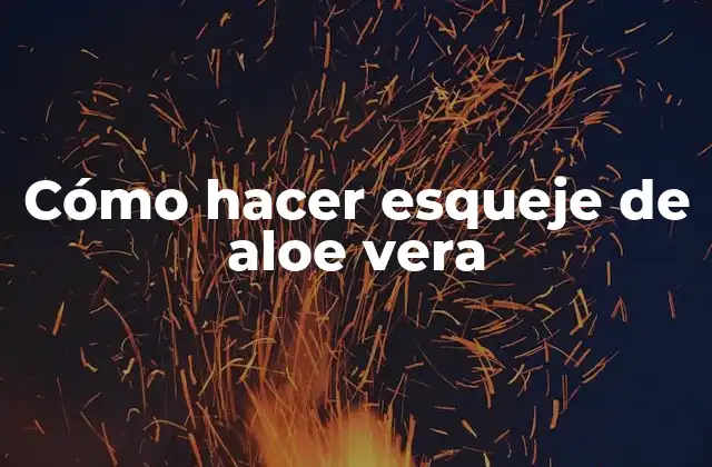 Cómo Hacer Esqueje de Aloe Vera 2 Cómo hacer esqueje de aloe vera
