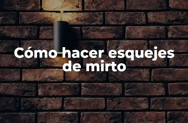 Cómo Hacer Esquejes de Mirto 2 Cómo hacer esquejes de mirto