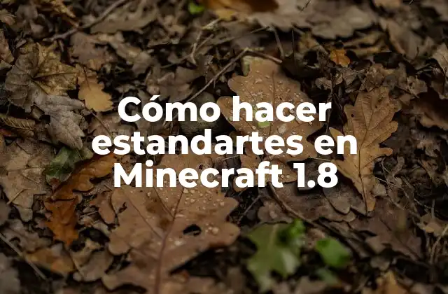 Cómo Hacer Estandartes en Minecraft 1.8