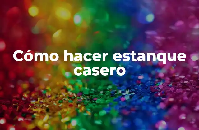 Cómo Hacer Estanque Casero 2 Cómo hacer estanque casero