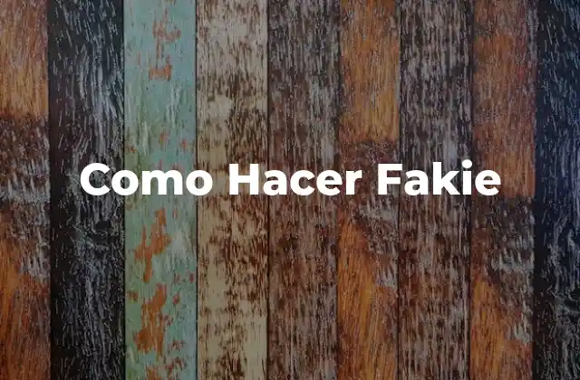 Como Hacer Fakie