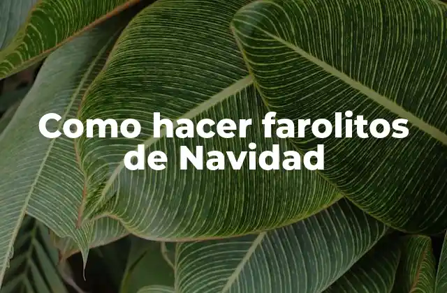 Farolitos de Navidad