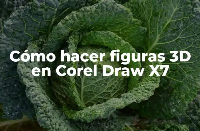 Cómo Hacer Figuras 3d en Corel Draw X7