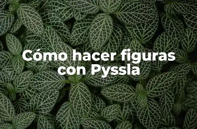 Cómo hacer figuras con Pyssla