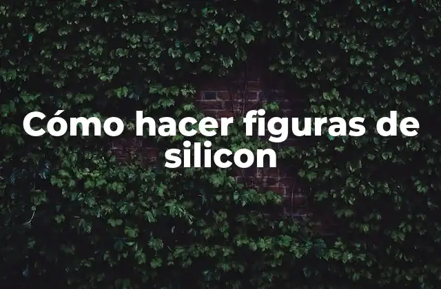 Cómo Hacer Figuras de Silicon