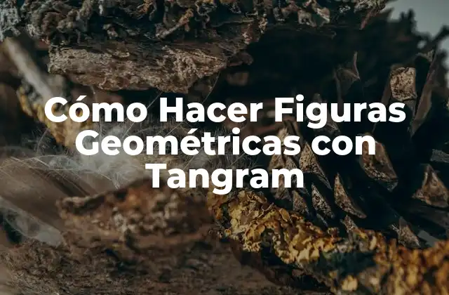¿Qué es el Tangram?