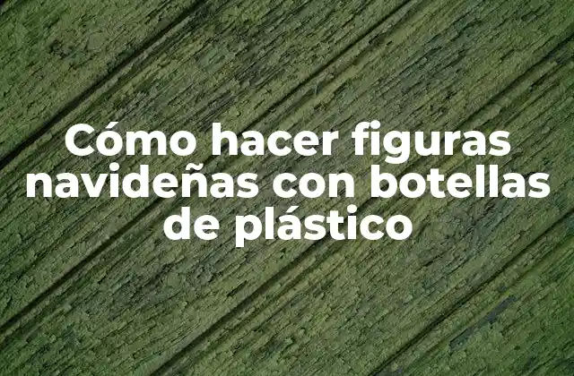 Cómo Hacer Figuras Navideñas con Botellas de Plástico