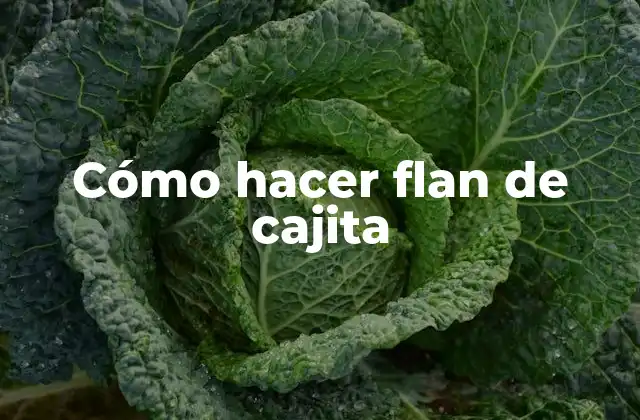 Cómo Hacer Flan de Cajita