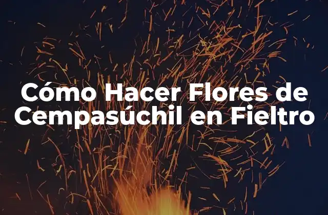 Cómo Hacer Flores de Cempasúchil en Fieltro