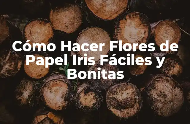 Cómo Hacer Flores de Papel Iris Fáciles y Bonitas 16 Materiales Necesarios para Hacer Flores de Papel Iris