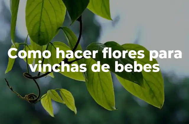 Como Hacer Flores para Vinchas de Bebes