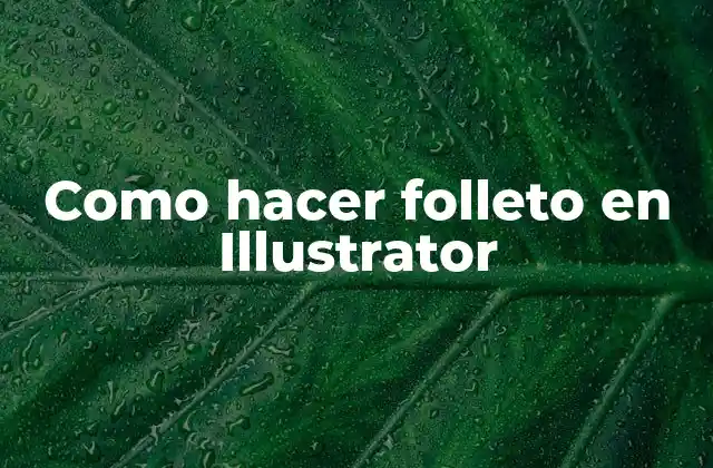 Como Hacer Folleto en Illustrator 2 Como hacer folleto en Illustrator