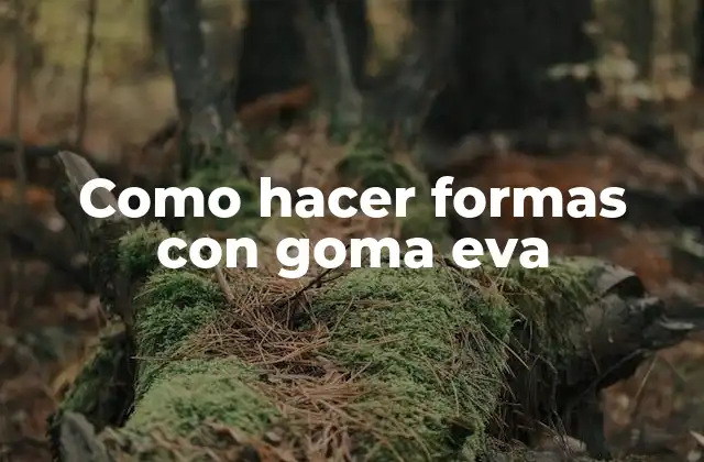 Como Hacer Formas con Goma Eva 2 Goma eva: qué es y para qué sirve