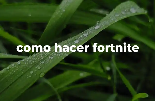 ¿Qué es Fortnite?
