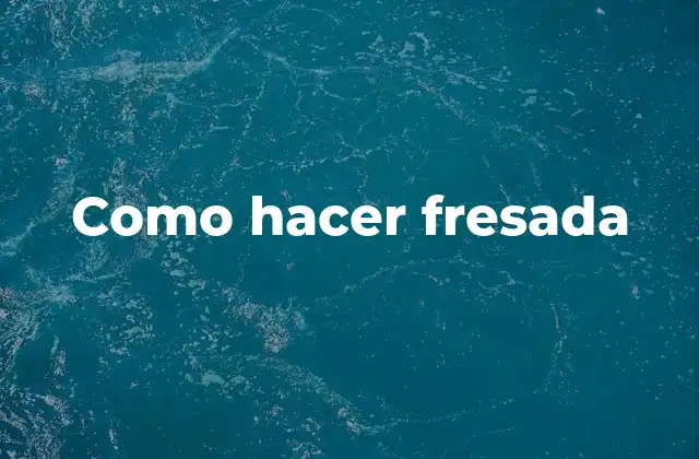 Como Hacer Fresada 2 ¿Qué es la fresada?