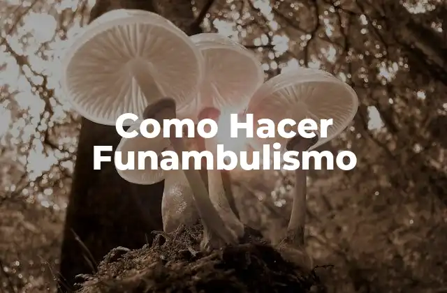 Como Hacer Funambulismo