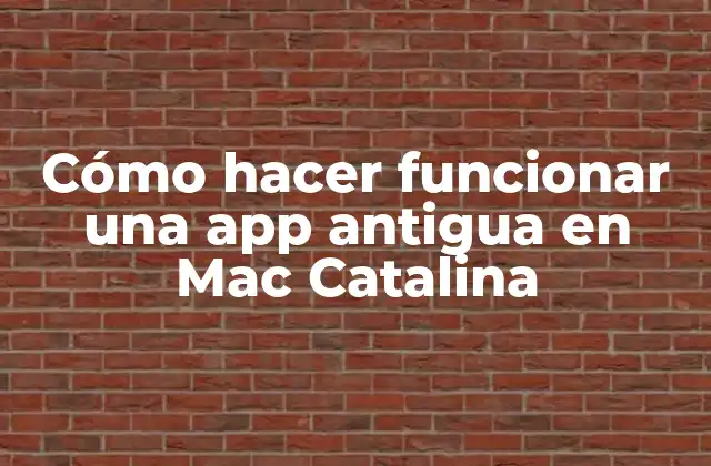 Cómo Hacer Funcionar una App Antigua en Mac Catalina 2 Qué es Mac Catalina y por qué afecta a las aplicaciones antiguas