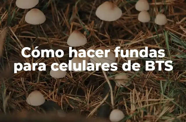 Cómo Hacer Fundas para Celulares de Bts