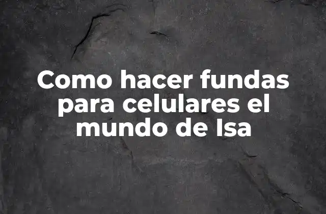 ¿Qué son las fundas para celulares y para qué sirven?