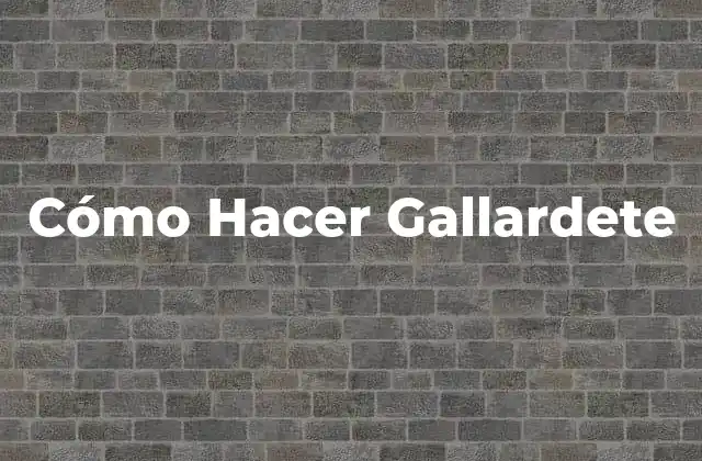 ¿Qué es un Gallardete?