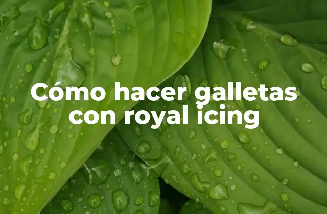 Cómo Hacer Galletas con Royal Icing