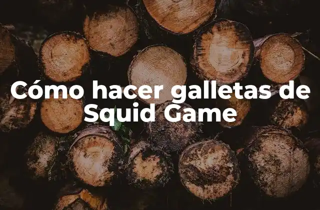 Cómo Hacer Galletas de Squid Game