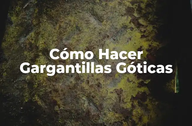 Cómo Hacer Gargantillas Góticas