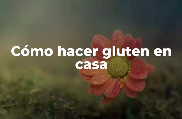Cómo Hacer Gluten en Casa 2 ¿Qué es el gluten y para qué sirve?