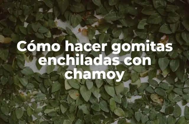 Cómo Hacer Gomitas Enchiladas con Chamoy