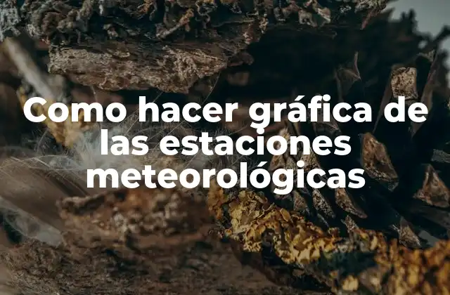 Como Hacer Gráfica de las Estaciones Meteorológicas 2 Como hacer gráfica de las estaciones meteorológicas