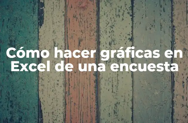 Cómo Hacer Gráficas en Excel de una Encuesta
