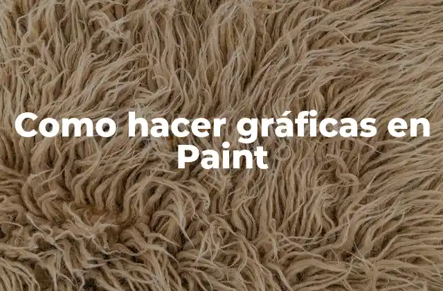 Como Hacer Gráficas en Paint