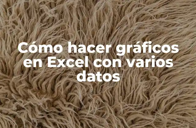 Cómo Hacer Gráficos en Excel con Varios Datos 2 Crear gráficos en Excel con varios datos