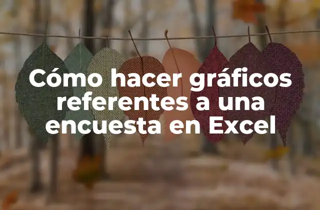 Cómo Hacer Gráficos Referentes a una Encuesta en Excel