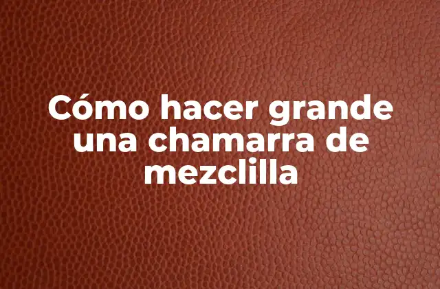 Cómo Hacer Grande una Chamarra de Mezclilla 2 Cómo hacer grande una chamarra de mezclilla