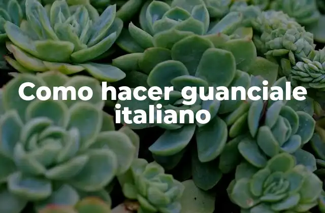 ¿Qué es el guanciale italiano?