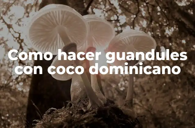 Como Hacer Guandules con Coco Dominicano