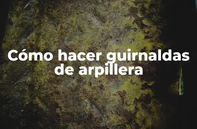 Cómo Hacer Guirnaldas de Arpillera