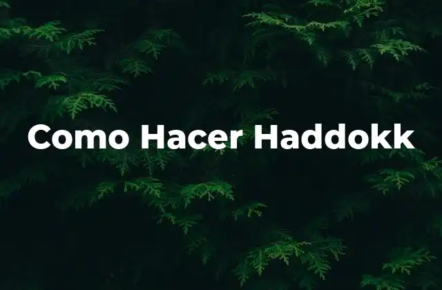 ¿Qué es Haddokk?