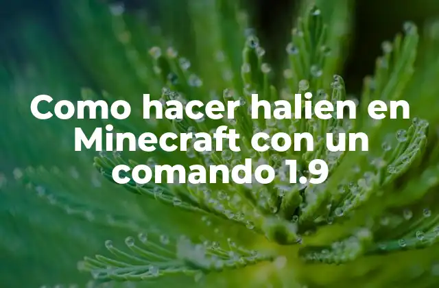 Como Hacer Halien en Minecraft con un Comando 1.9