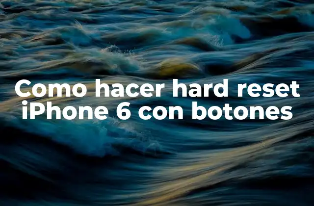Qué es un hard reset y para qué sirve